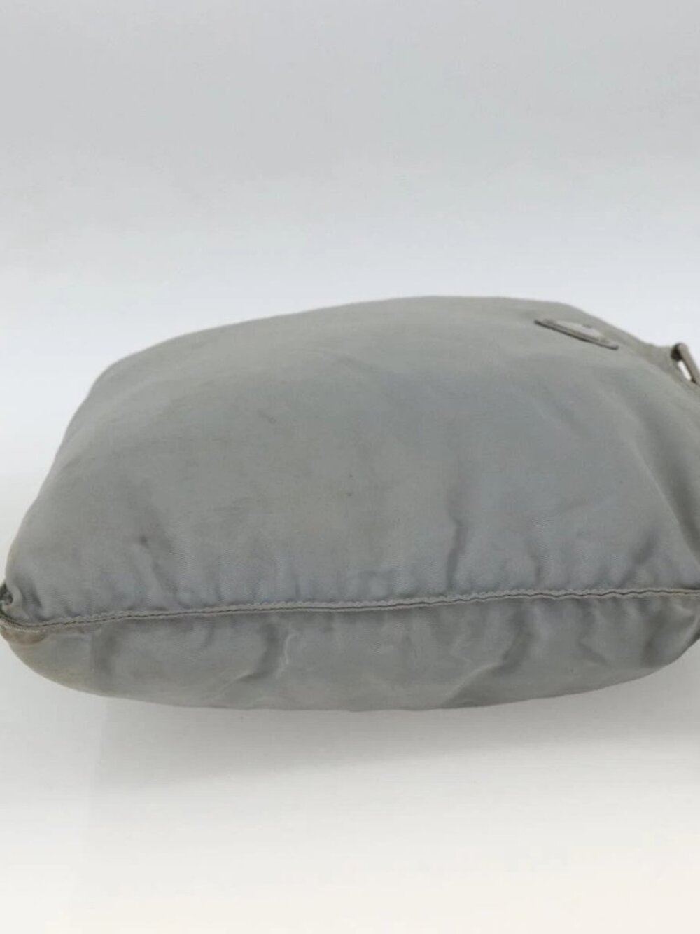 PRADA Shoulder Bag Nylon Gray Silver Auth - Picture 10 of 16